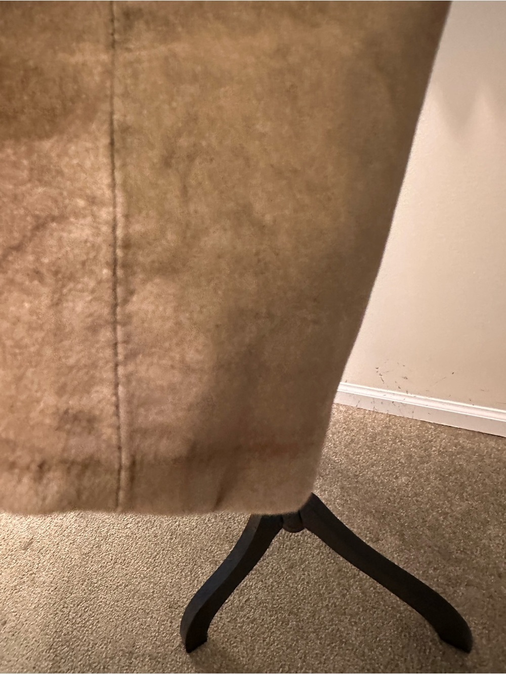 Danier Vintage Med Taupe Suede Cropped Open-Front Blazer Shoulder Pads - Picture 15 of 16